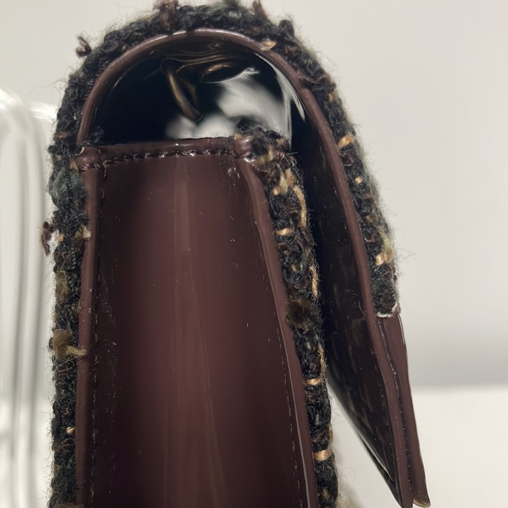 Tweed Rectangular Handbag - image 7